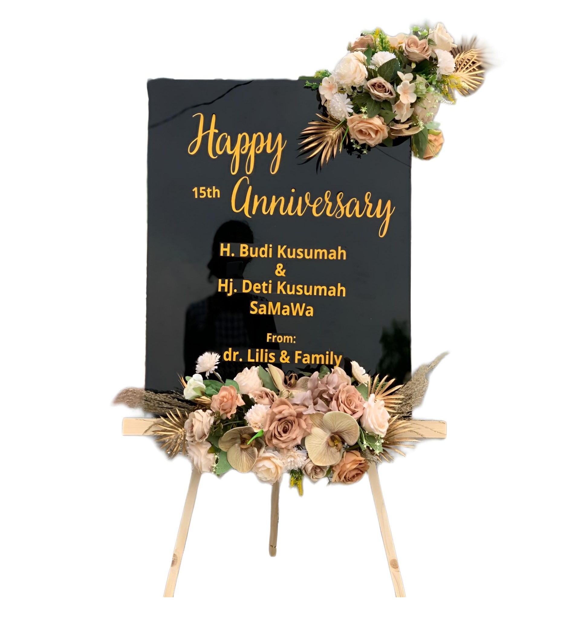 Papan Bunga Akrilik Panimbang